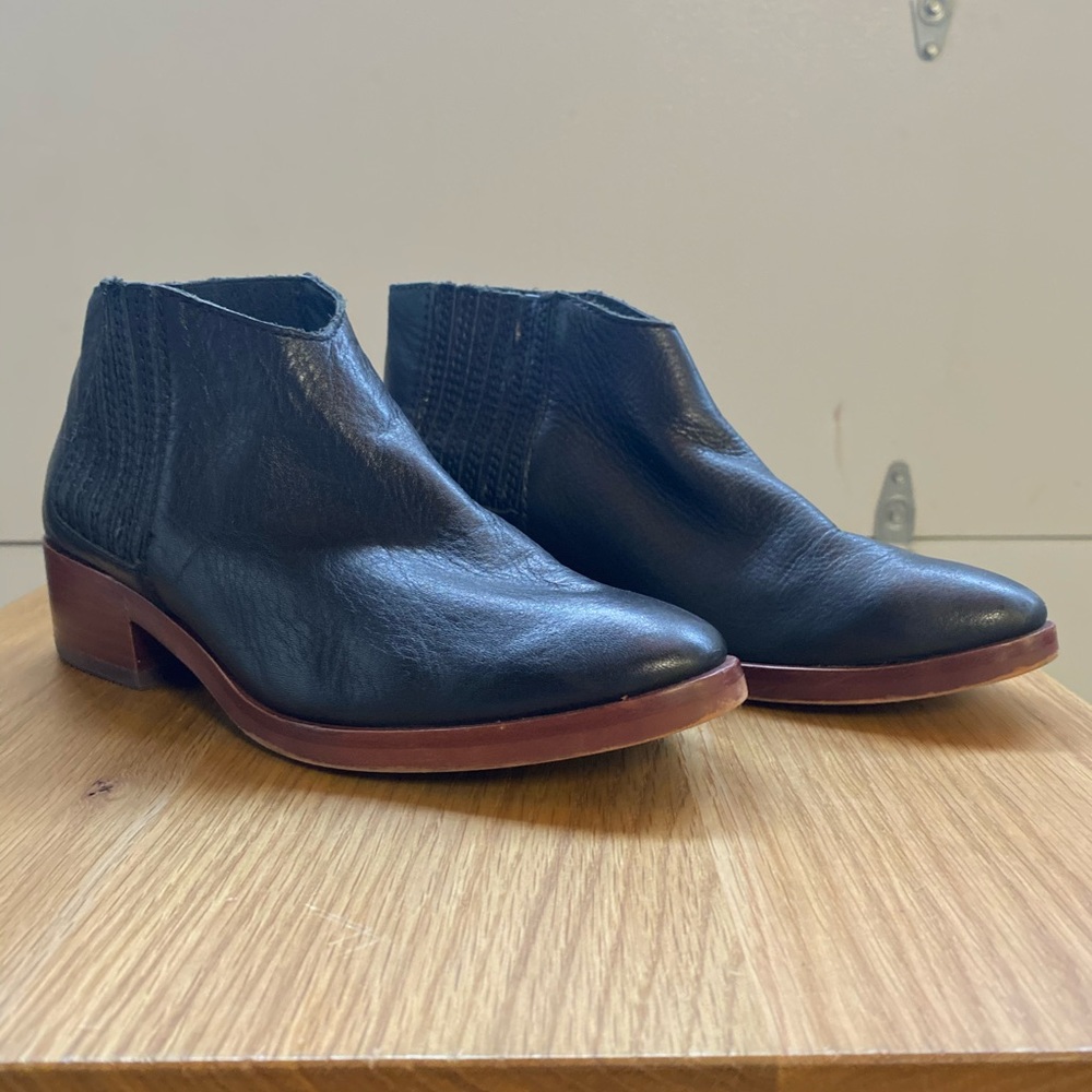 Dolce Vita Black Leather Bootie
